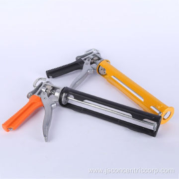 Skeleton type manual cartridge caulking gun